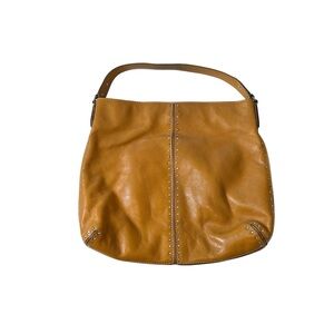 Michael Kors Tan Oversized Leather Hobo Shoulder Bag